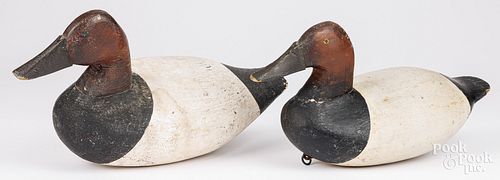 TWO CHESAPEAKE BAY CARVED AND