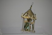 TWO CHILDREN IN GAZEBO ORNAMEN