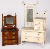 TWO CHILD'S DRESSERS, EARLY 20