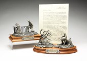 TWO CHILMARK STATUES, FRANCIS