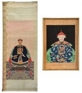 TWO CHINESE ANCESTOR PORTRAITS