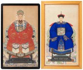 TWO CHINESE ANCESTRAL PORTRAIT