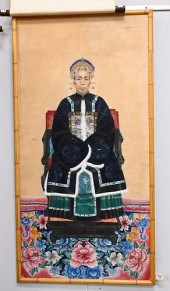 TWO CHINESE ANCESTRAL PORTRAIT