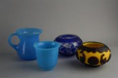 TWO CHINESE BEIJING GLASS OVOI