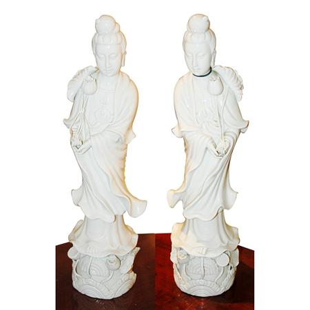 Two Chinese Blanc de Chine
