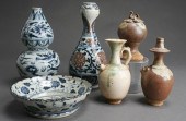 TWO CHINESE BLUE AND WHITE AND