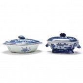 TWO CHINESE BLUE AND WHITE EXP