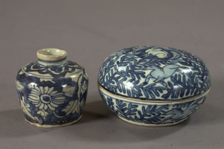 Two Chinese Blue and White