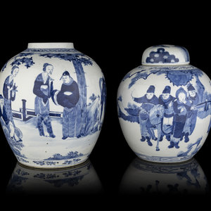 Two Chinese Blue and White