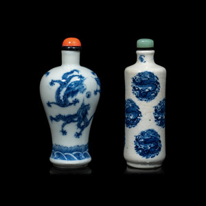 Two Chinese Blue and White
