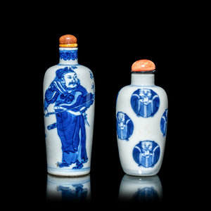Two Chinese Blue and White