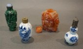 TWO CHINESE BLUE AND WHITE POR