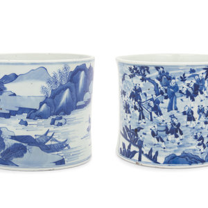 Two Chinese Blue and White