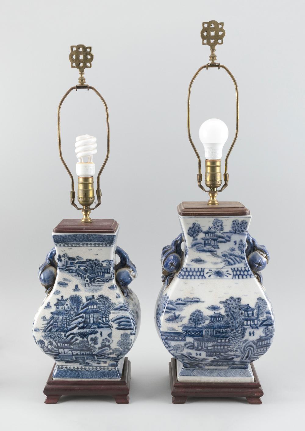 TWO CHINESE BLUE AND WHITE