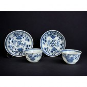 TWO CHINESE BLUE & WHITE PORCE
