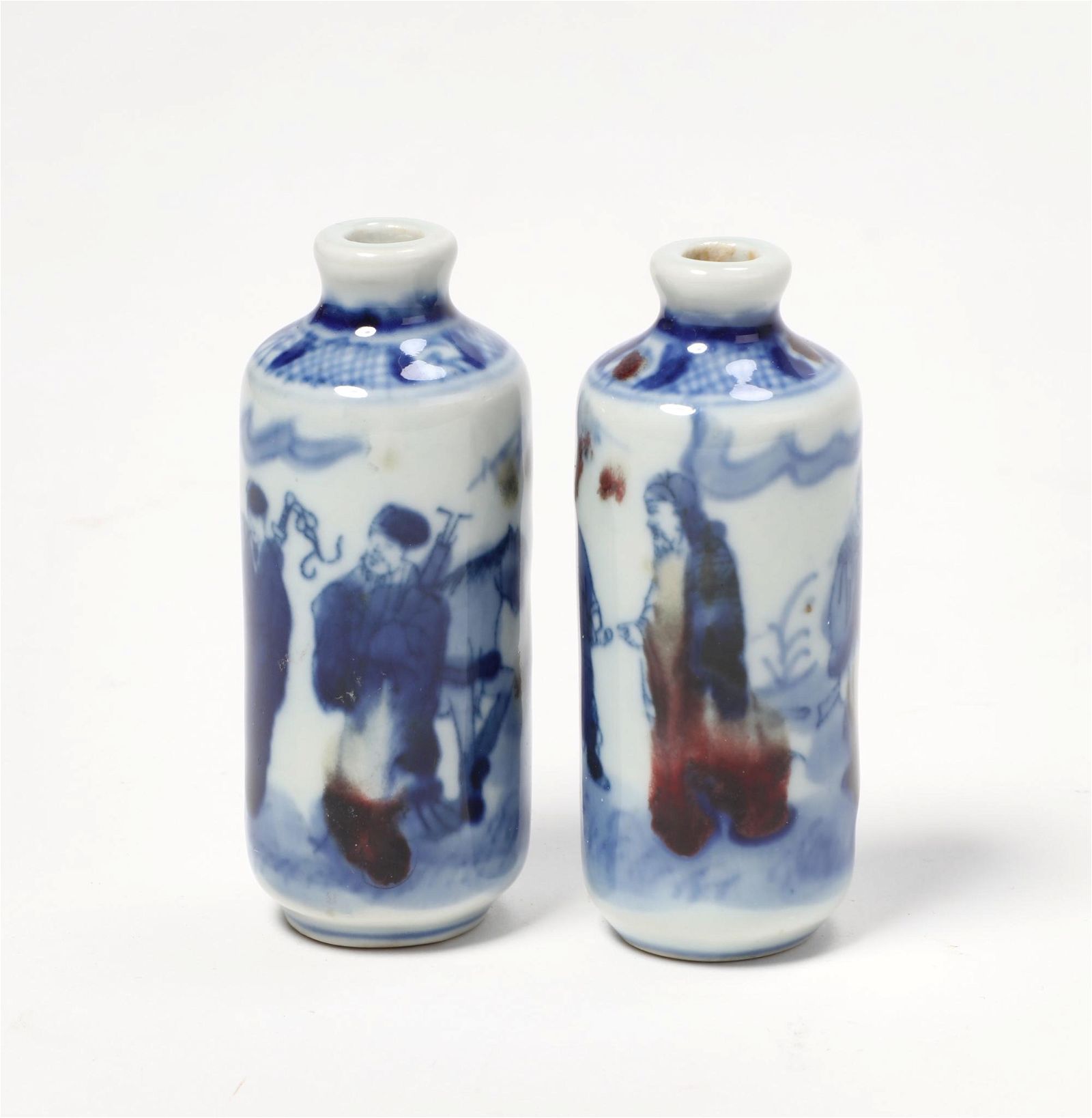 TWO CHINESE BLUE & WHITE