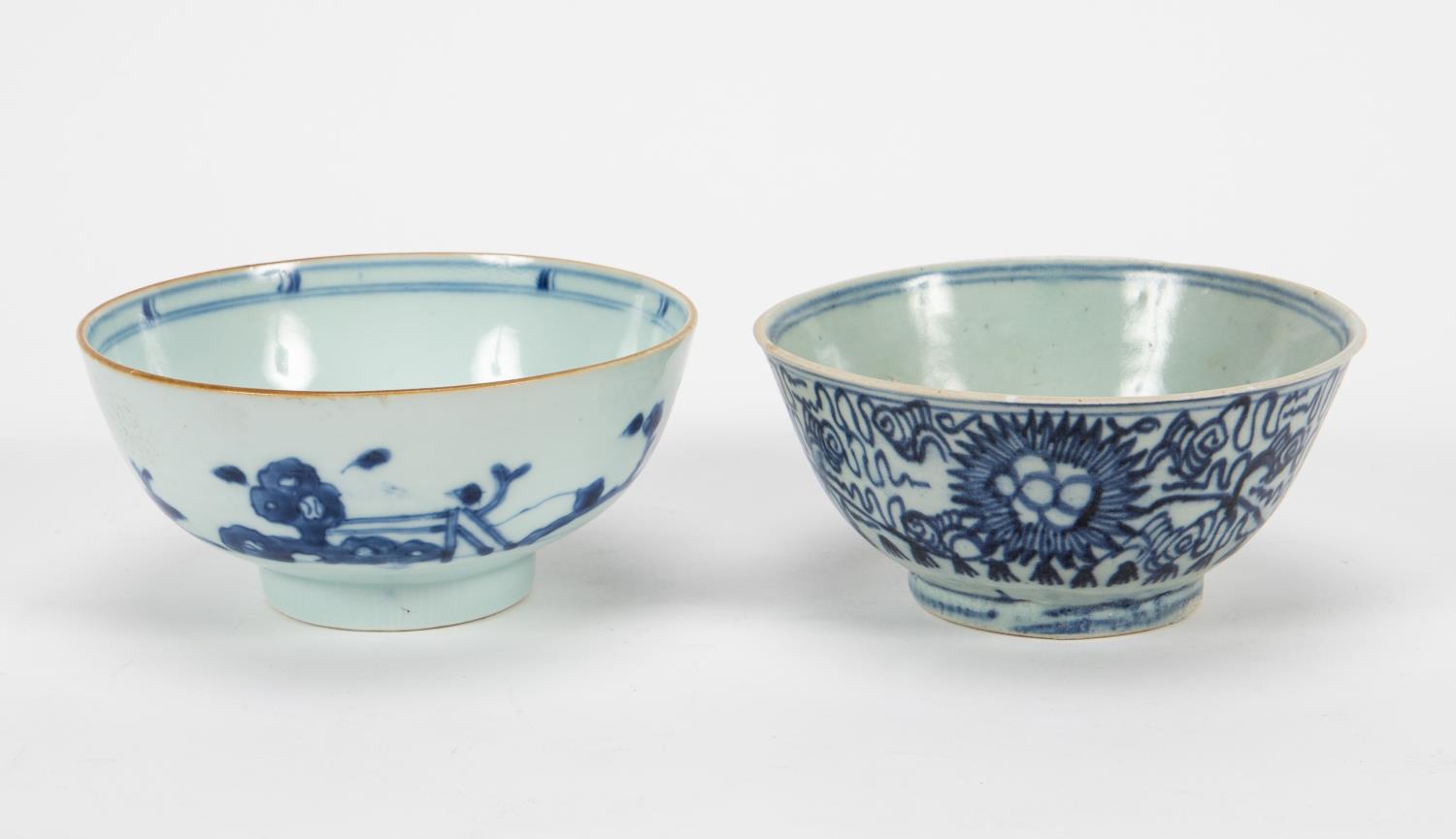 TWO, CHINESE BLUE & WHITE CARGO