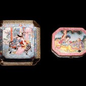 Two Chinese Canton Enamel on C