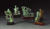 Two Chinese Carved Figures,  o