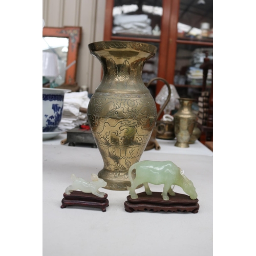 Two Chinese carved hard stone