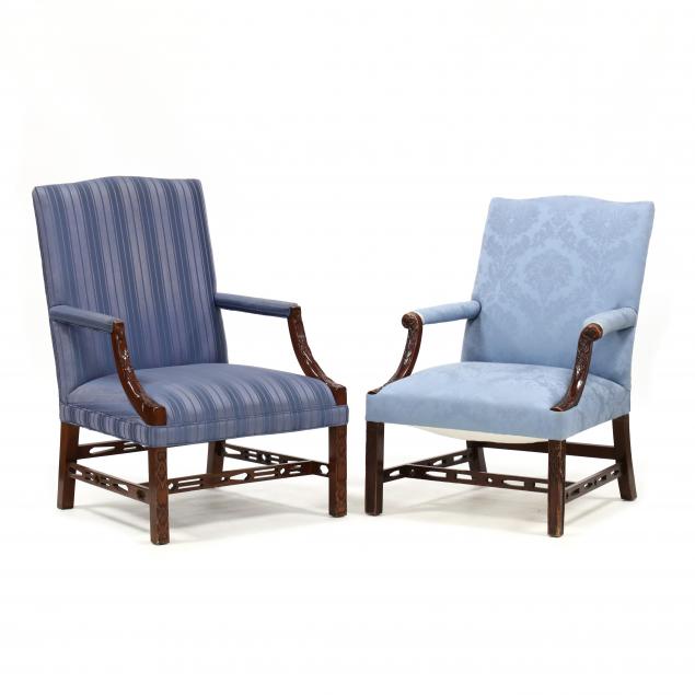 TWO CHINESE CHIPPENDALE STYLE