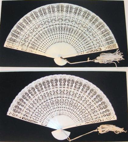 Two Chinese elephant ivory