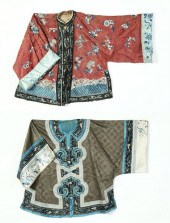 TWO CHINESE EMBROIDERED JACKET