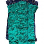 Two Chinese Embroidered Silk L