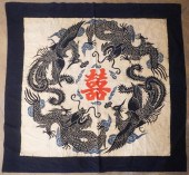 TWO CHINESE EMBROIDERIESTwo Ch