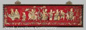 Two Chinese Embroidery Panels