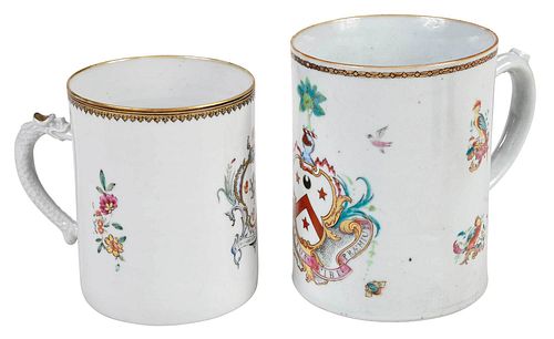 TWO CHINESE EXPORT ARMORIAL