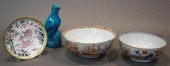 TWO CHINESE EXPORT BOWLS, AQUA