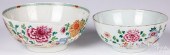 TWO CHINESE EXPORT BOWLSTwo Ch