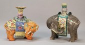 TWO CHINESE EXPORT ELEPHANT JO