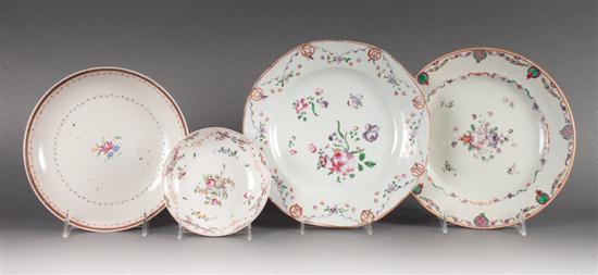 Two Chinese Export Famille Rose