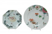 TWO CHINESE EXPORT FAMILLE ROS