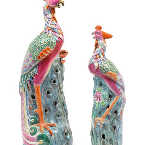 Two Chinese Export Famille Rose