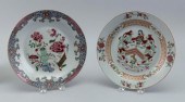 TWO CHINESE EXPORT FAMILLE ROS