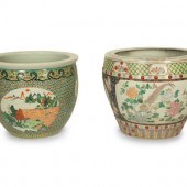 Two Chinese Export Famille Ros