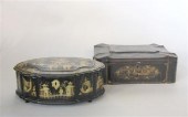 Two Chinese export lacquered b