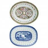 TWO CHINESE EXPORT MAZARINE Ca