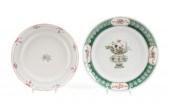 TWO CHINESE EXPORT PLATES INCL