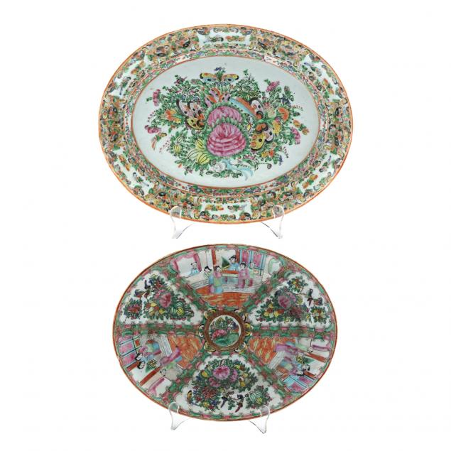 TWO CHINESE EXPORT PORCELAIN