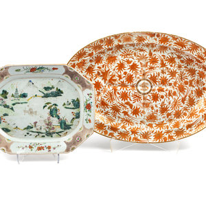Two Chinese Export Porcelain