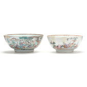 TWO CHINESE EXPORT PORCELAIN P