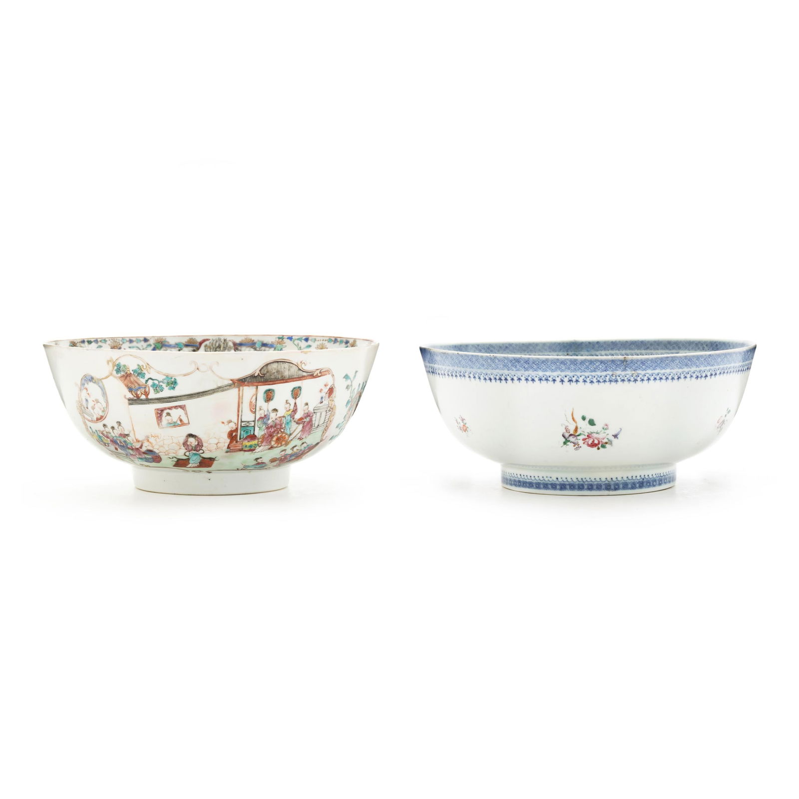 TWO CHINESE EXPORT PORCELAIN