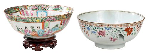 TWO CHINESE EXPORT PORCELAIN