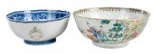 TWO CHINESE EXPORT PORCELAIN P