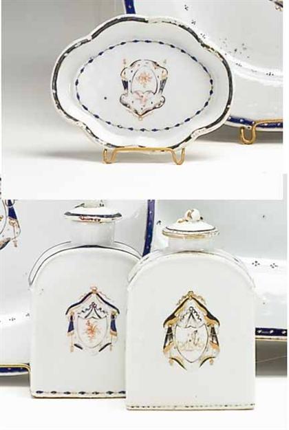 Two Chinese export porcelain tea