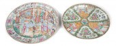 TWO CHINESE EXPORT ROSE MEDALL